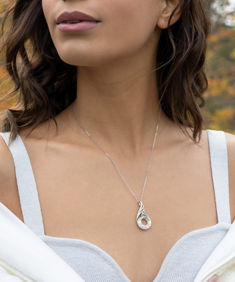 Soulmate Necklace With Message Card, Soulmate Birthday, Soulmate Anniversary, Soulmate Christmas, Phenix Necklace
