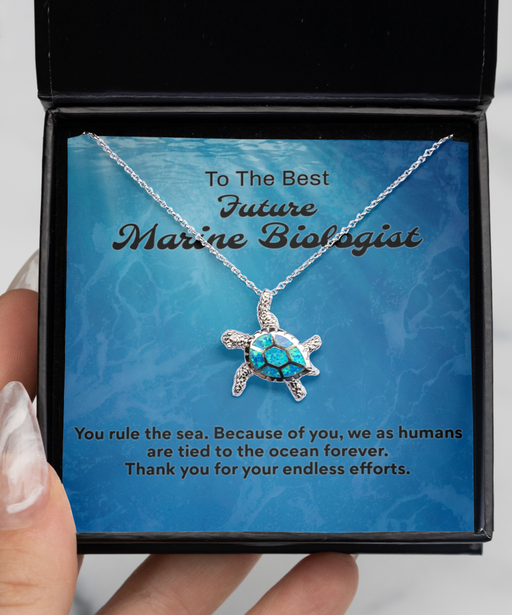 Future Marine Biologist Gift - Necklace and Earrings