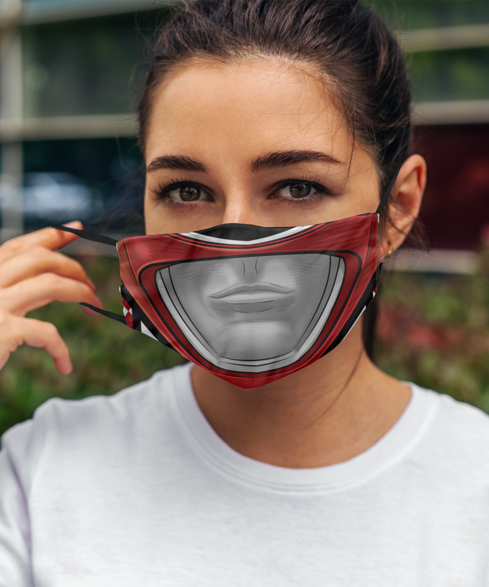 Halloween Face Mask - Horror Mask - Reusable & Washable 2 Layers Germ Protection