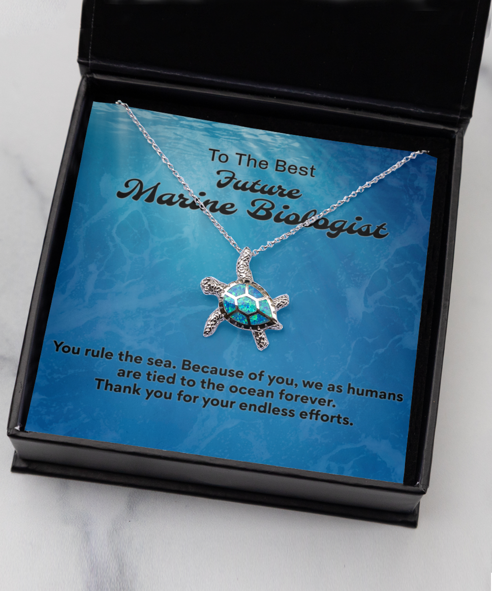 Future Marine Biologist Gift - Necklace and Earrings