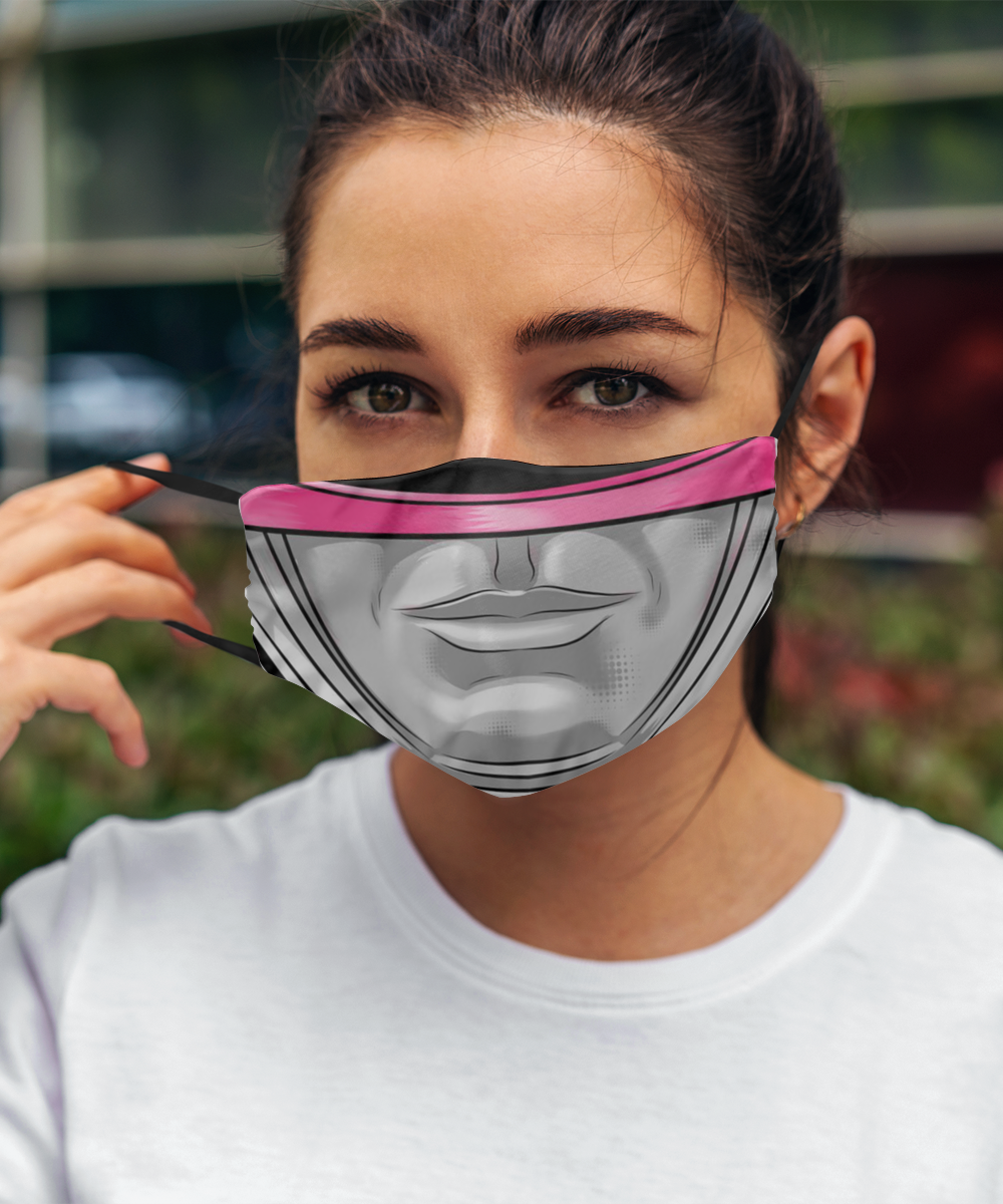 Halloween Face Mask - Horror Mask - Reusable & Washable 2 Layers Germ Protection