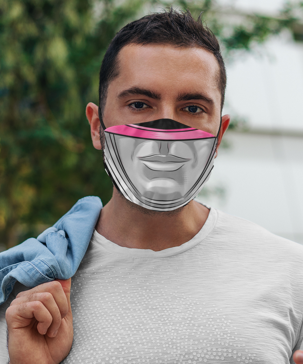 Halloween Face Mask - Horror Mask - Reusable & Washable 2 Layers Germ Protection
