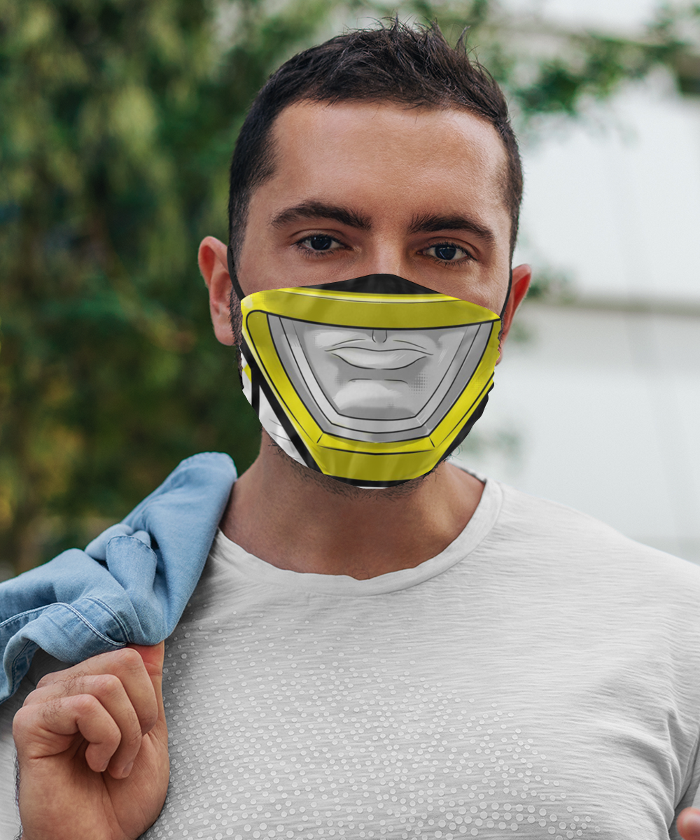 Halloween Face Mask - Horror Mask - Reusable & Washable 2 Layers Germ Protection