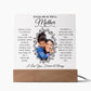To My Beautiful Mother Acrylic Square Plaque Custom - Personalized Gift From Daughter Son to Mother. Mother's Day - Mom's Birthday