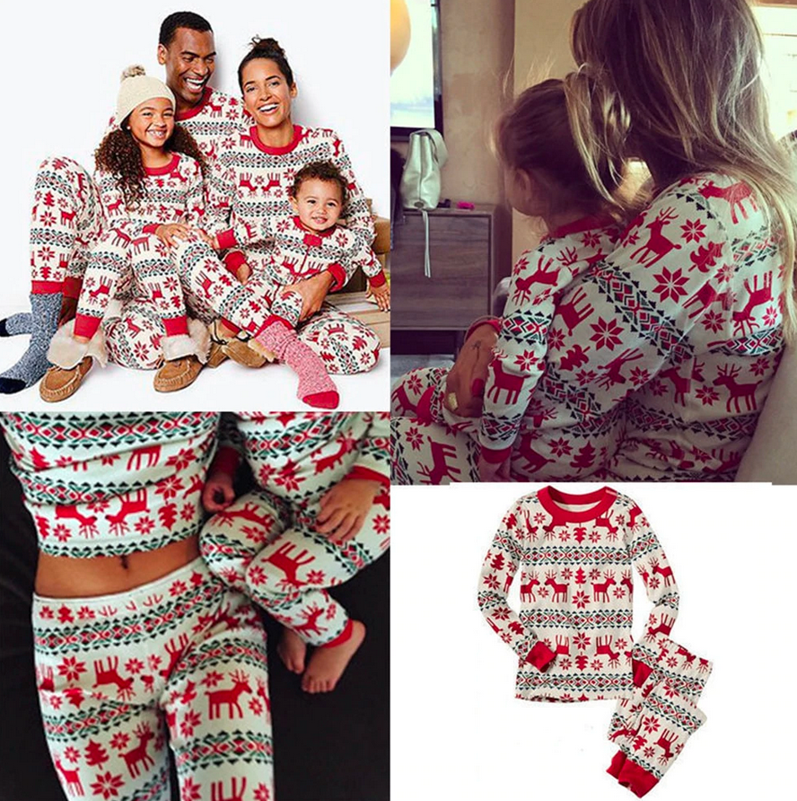 Matching Family Christmas Pajamas | Holiday Matching Pajamas Sleepwear Set For Adults, Kids, Baby