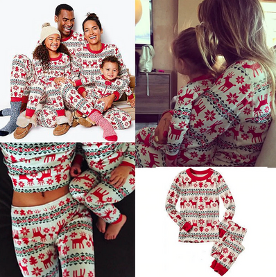 Matching Family Christmas Pajamas | Holiday Matching Pajamas Sleepwear Set For Adults, Kids, Baby