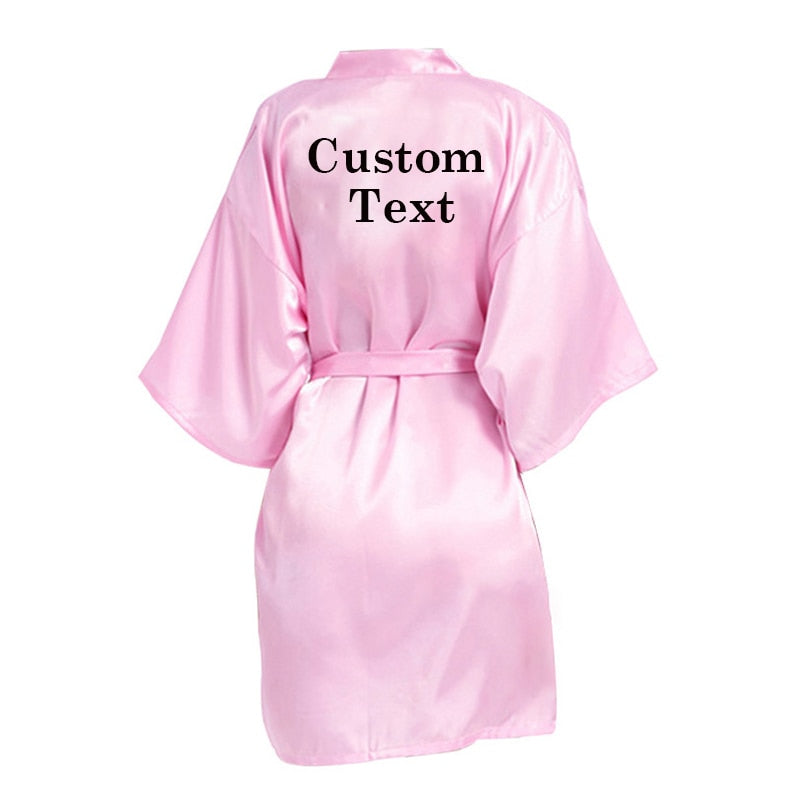 Personalized Bridesmaid Robes | Custom Birthday Robes | Perfect Satin Bridal Party Favor | Bridesmaid Gifts