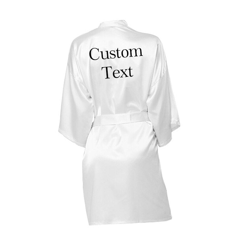 Personalized Bridesmaid Robes | Custom Birthday Robes | Perfect Satin Bridal Party Favor | Bridesmaid Gifts