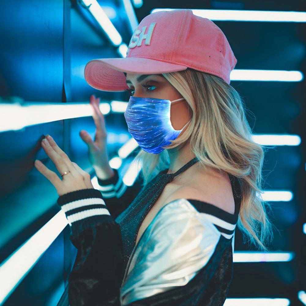 LED Face Mask | 7 Color Luminous Rave Mask Covering For Men And Women