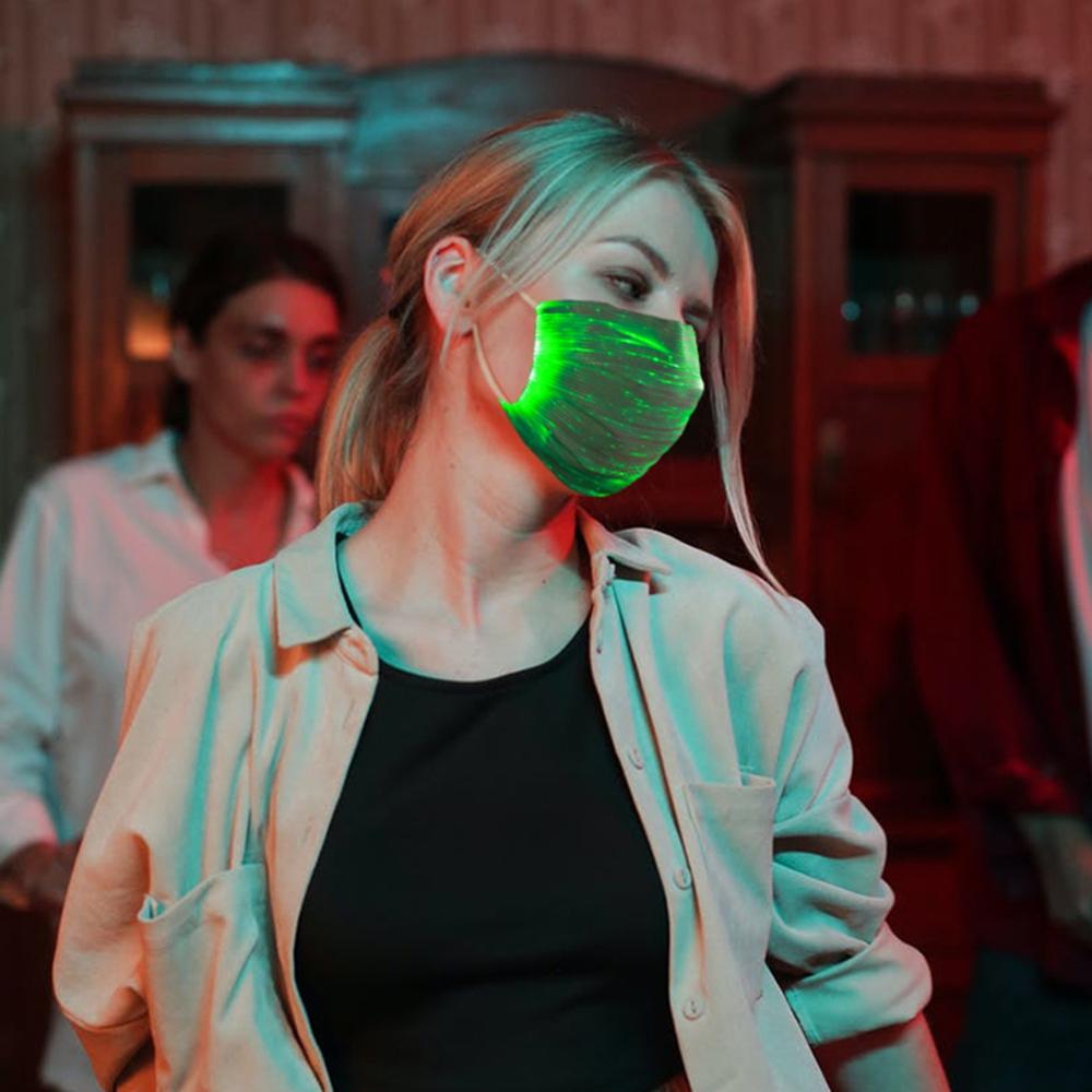 LED Face Mask | 7 Color Luminous Rave Mask Covering For Men And Women