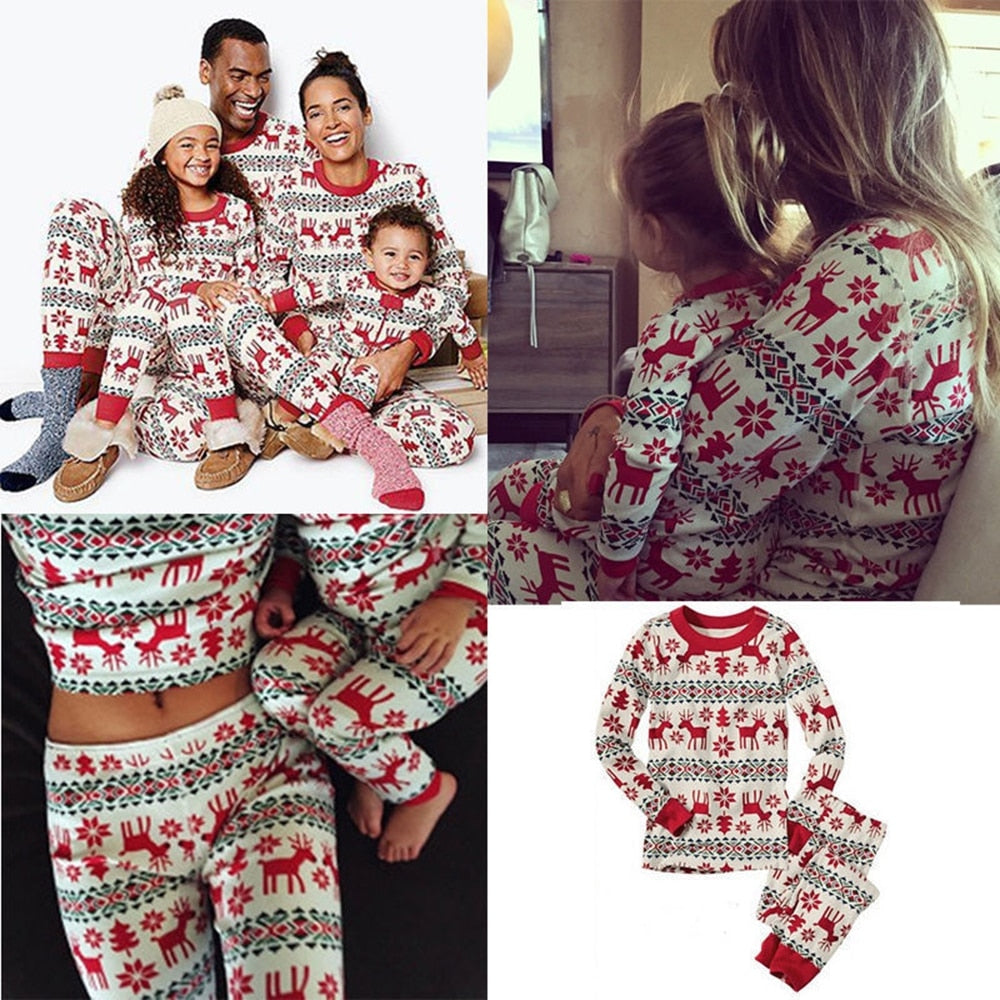 Matching Family Christmas Pajamas | Holiday Matching Pajamas Sleepwear Set For Adults, Kids, Baby