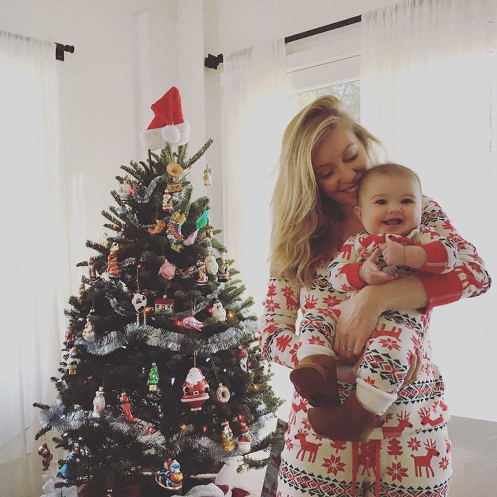 Matching Family Christmas Pajamas | Holiday Matching Pajamas Sleepwear Set For Adults, Kids, Baby