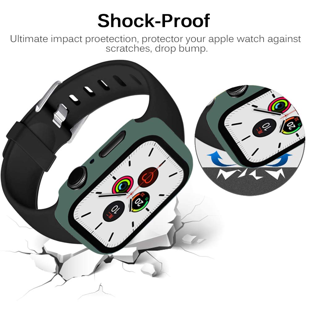 iWatch Face Covers For Women And Men | 38mm, 40mm, 42mm, 44mm Apple Watch Case And Screen Protector | Series 1, 2, 3, 4, 5, 6 SE