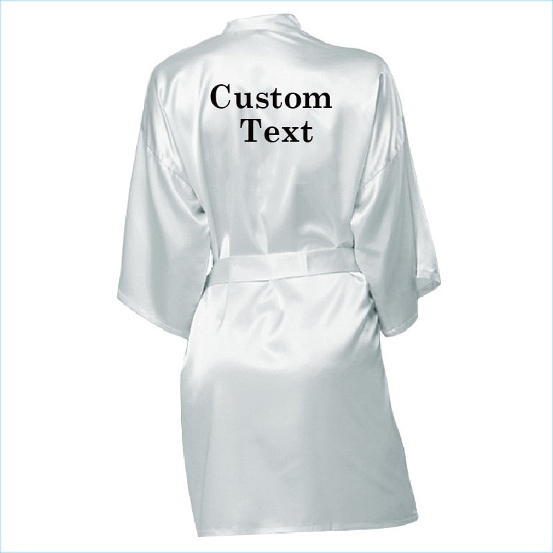 Personalized Bridesmaid Robes | Custom Birthday Robes | Perfect Satin Bridal Party Favor | Bridesmaid Gifts