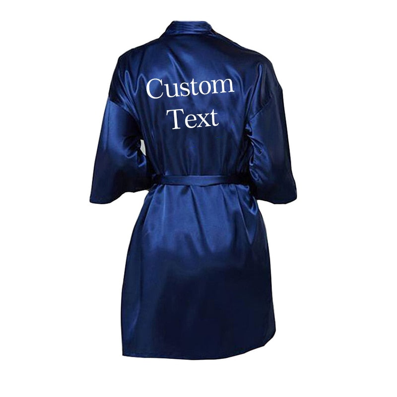 Personalized Bridesmaid Robes | Custom Birthday Robes | Perfect Satin Bridal Party Favor | Bridesmaid Gifts