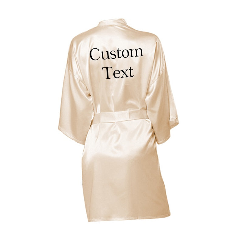 Personalized Bridesmaid Robes | Custom Birthday Robes | Perfect Satin Bridal Party Favor | Bridesmaid Gifts