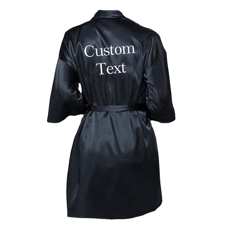 Personalized Bridesmaid Robes | Custom Birthday Robes | Perfect Satin Bridal Party Favor | Bridesmaid Gifts