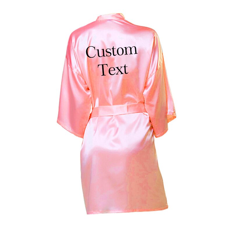 Personalized Bridesmaid Robes | Custom Birthday Robes | Perfect Satin Bridal Party Favor | Bridesmaid Gifts