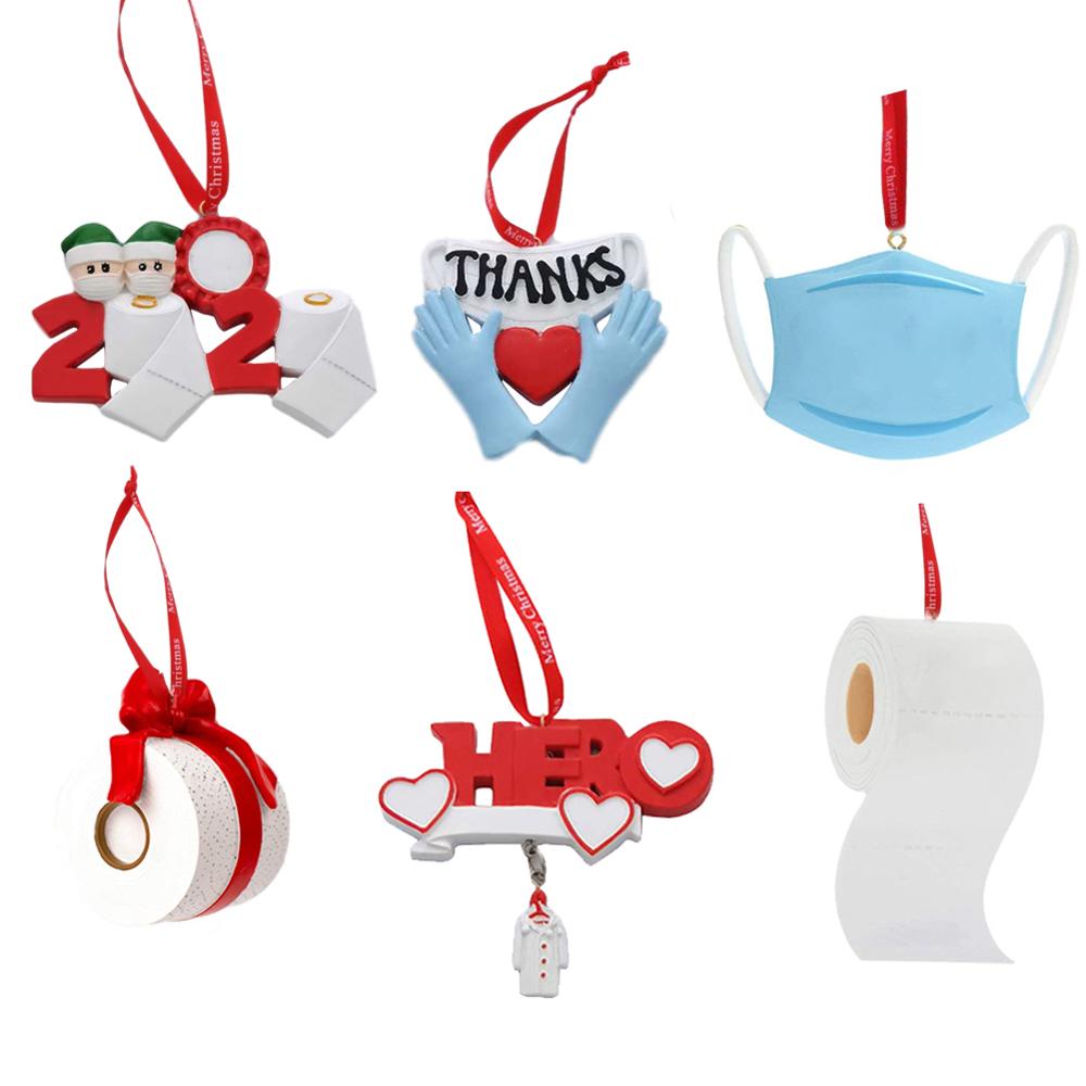 Survivor Personalized Survived Family Ornament 2020 Christmas Holiday Decorations Christmas Tree Pendant Ornaments