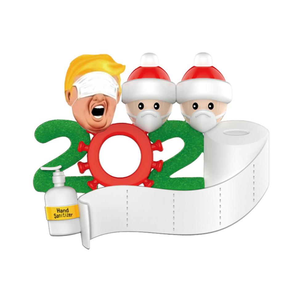 Survivor Personalized Survived Family Ornament 2020 Christmas Holiday Decorations Christmas Tree Pendant Ornaments