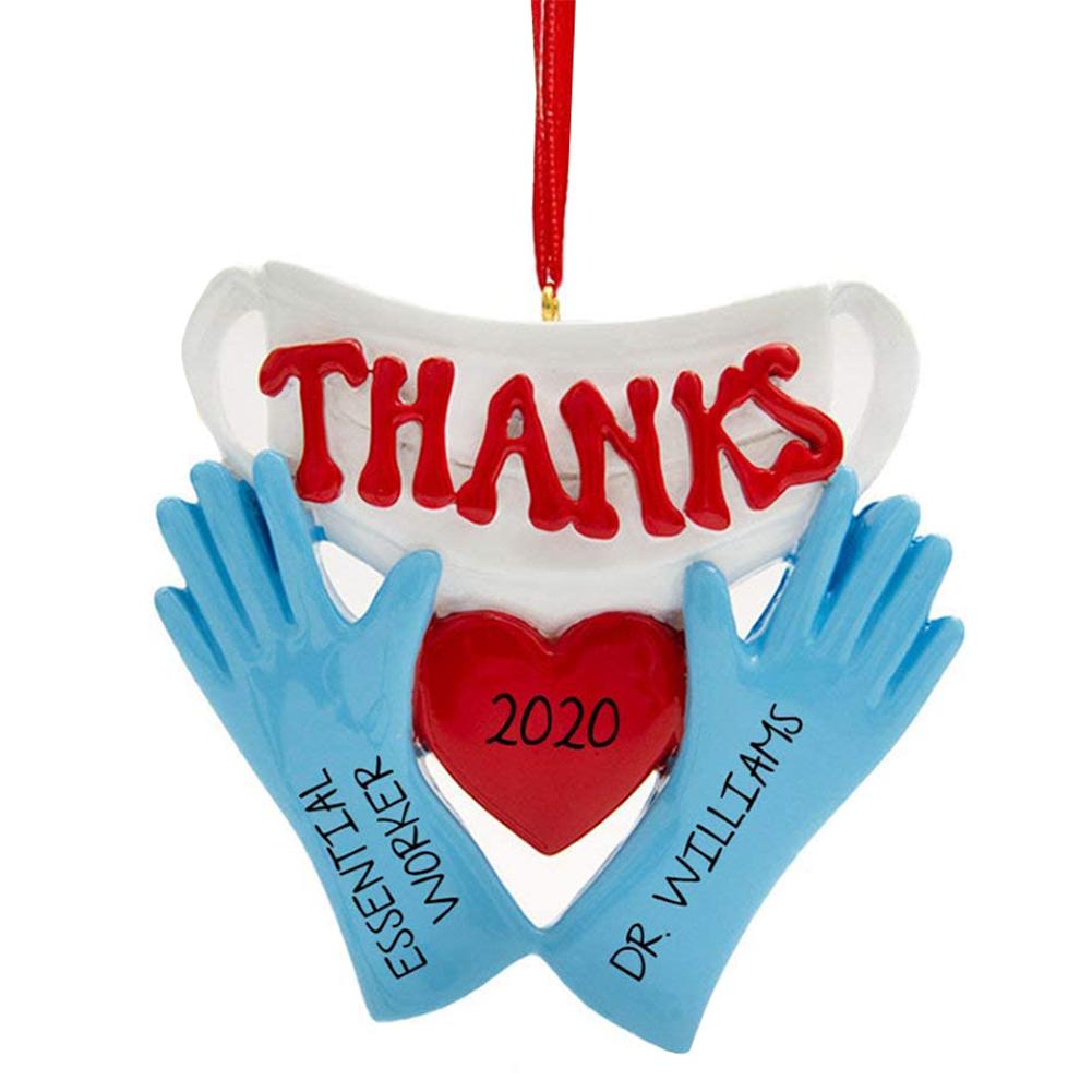 Survivor Personalized Survived Family Ornament 2020 Christmas Holiday Decorations Christmas Tree Pendant Ornaments