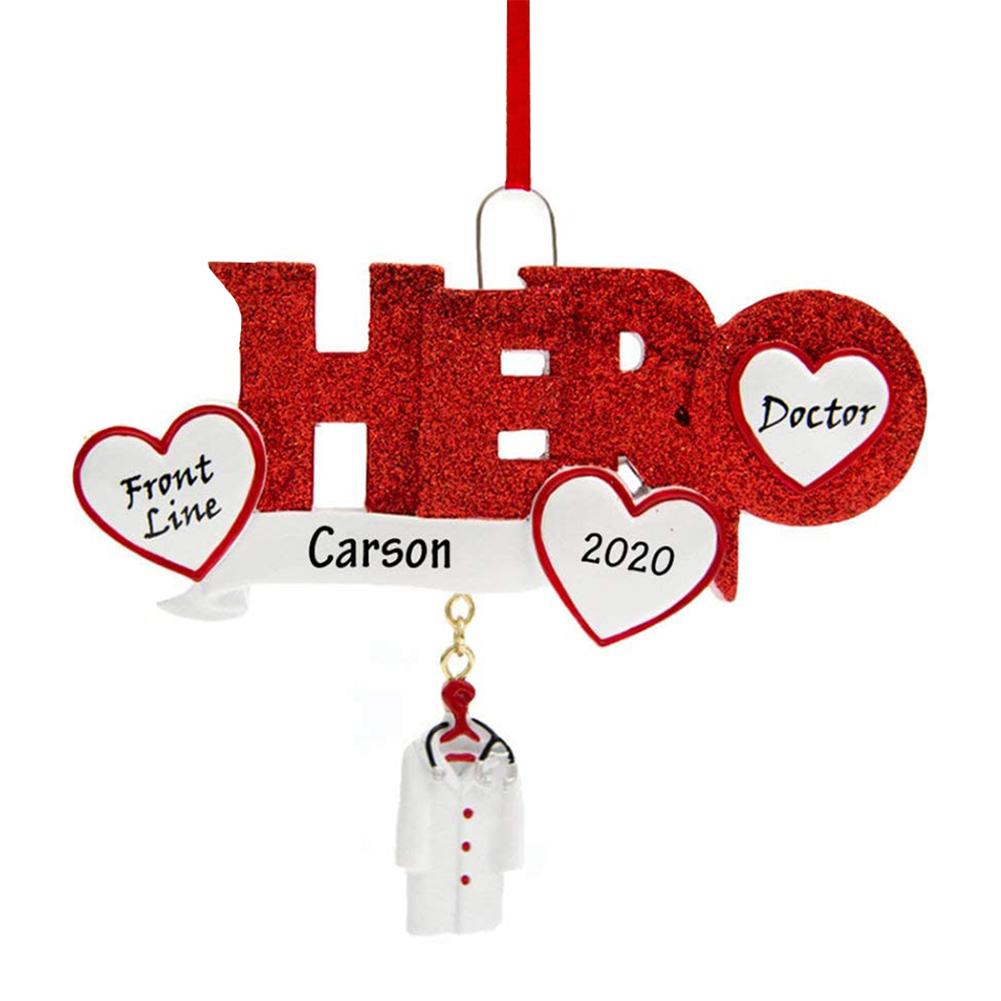 Survivor Personalized Survived Family Ornament 2020 Christmas Holiday Decorations Christmas Tree Pendant Ornaments