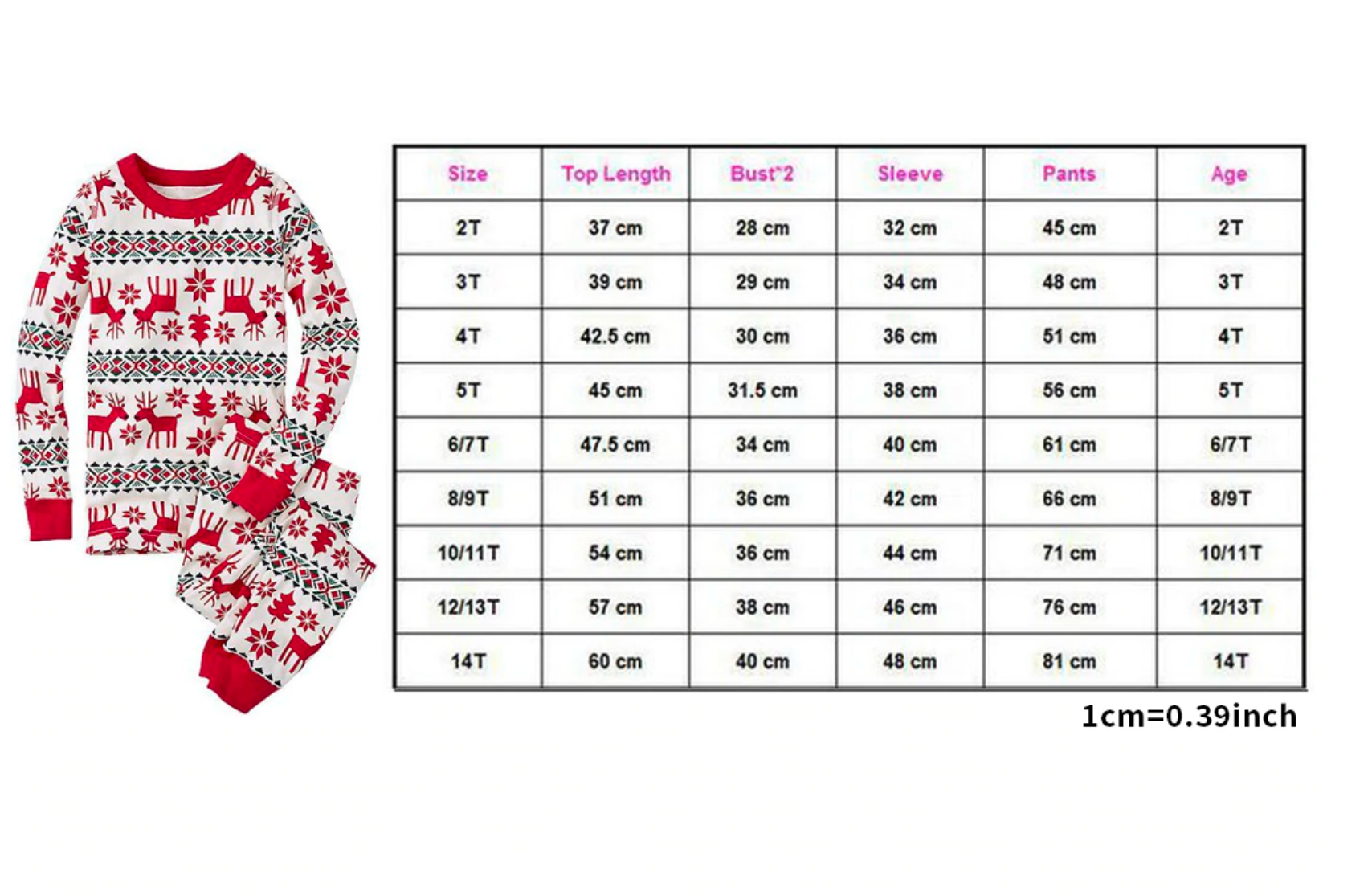 Matching Family Christmas Pajamas | Holiday Matching Pajamas Sleepwear Set For Adults, Kids, Baby