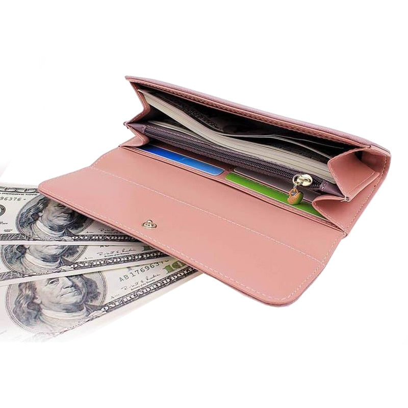 Wallet Picture Custom Wallet Ladies Long Lantern Wallet Custom Picture Engraving Pink Wallet Mother's Day Gift Purse Best Gift