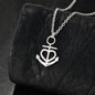 Anchor Heart Necklace With Special Message - Mother's Day Proverbs - Bay Slays