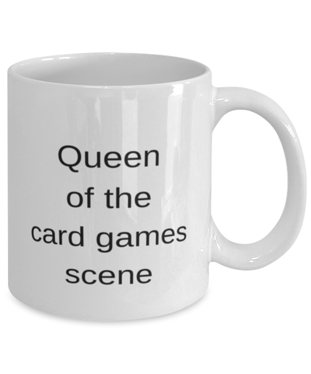 Queen of Card Games Coffee Mug