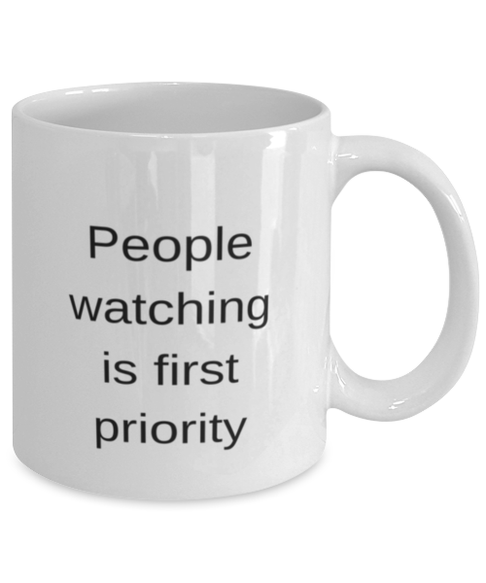 People Watching Coffee Mug