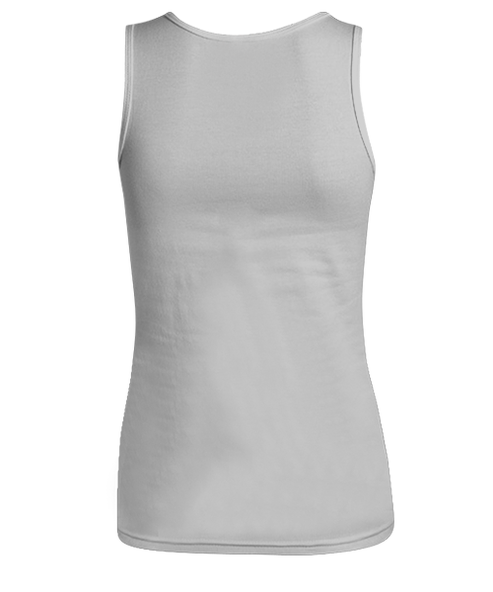 Funny Christmas Women's Tank Top Ash Gray  - Oh The Virus Outside Is Frightful But This Beer is So Delightful Holiday Song Pun