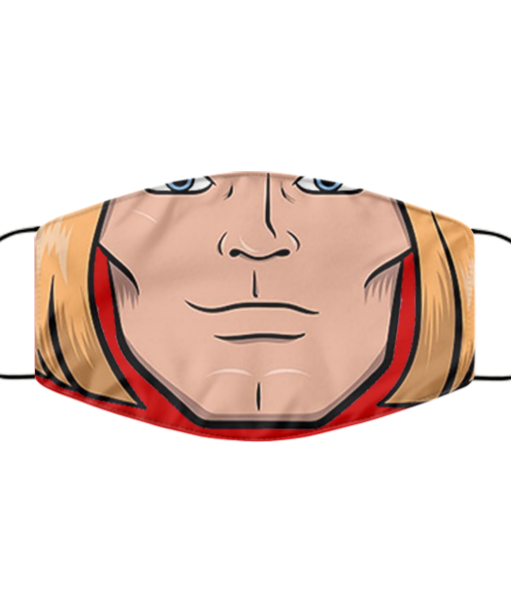 Halloween Superhero Face Mask - Horror Mask - Reusable & Washable 2 Layers Germ Protection