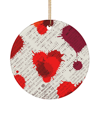 Heart Pattern Ornaments