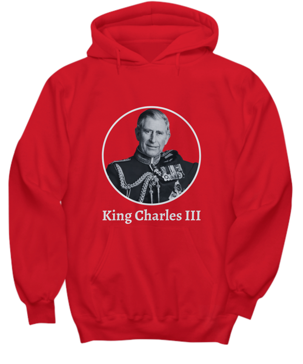 King Charles III Coronation 2022 Hoodie - RIP Queen Elizabeth II Commemorative Memorial Hoodie Unisex - Hail King Charles III