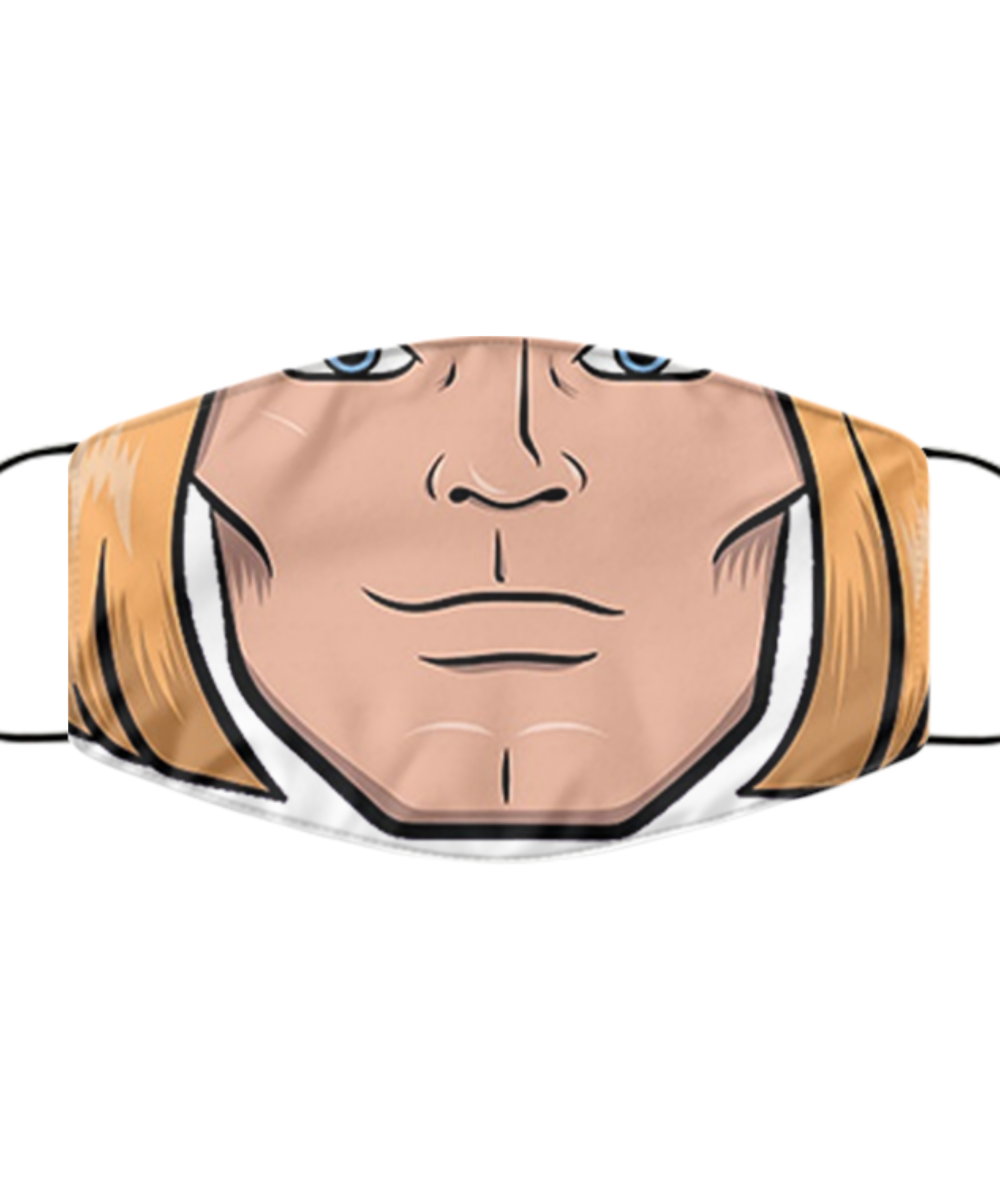 Halloween Superhero Face Mask - Horror Mask - Reusable & Washable 2 Layers Germ Protection