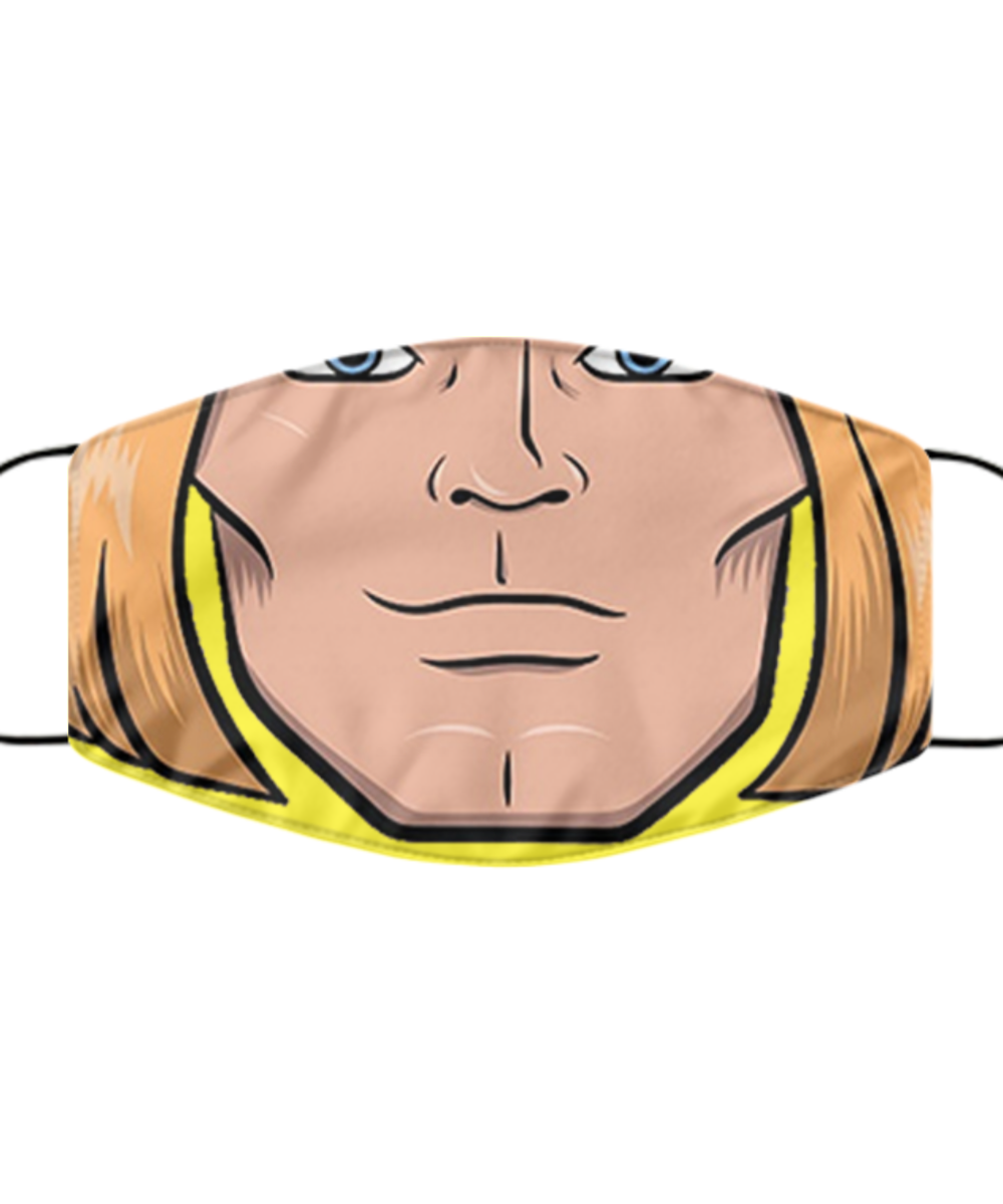 Halloween Superhero Face Mask - Horror Mask - Reusable & Washable 2 Layers Germ Protection