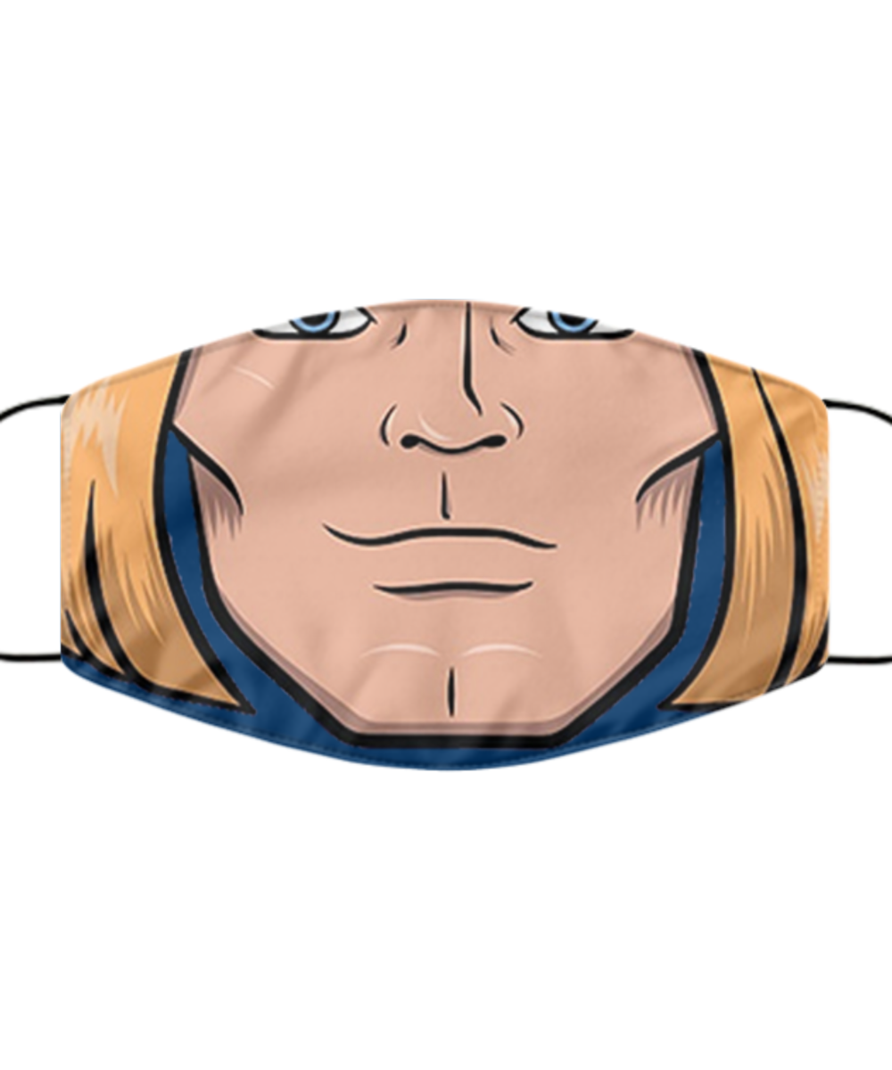 Halloween Superhero Face Mask - Horror Mask - Reusable & Washable 2 Layers Germ Protection