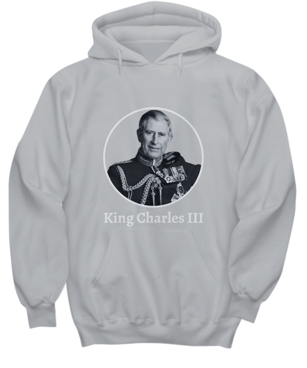 King Charles III Coronation 2022 Hoodie - RIP Queen Elizabeth II Commemorative Memorial Hoodie Unisex - Hail King Charles III