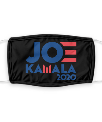 Joe Kamala 2020 Face Mask - Joe Biden Harris 2020 Presidential Election Face Cover - Reusable, Washable W/ Filter - 7 Layers Germ Protection