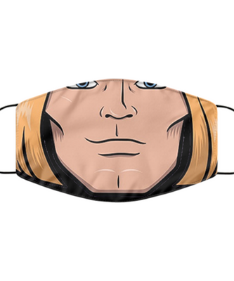 Halloween Superhero Face Mask - Horror Mask - Reusable & Washable 2 Layers Germ Protection