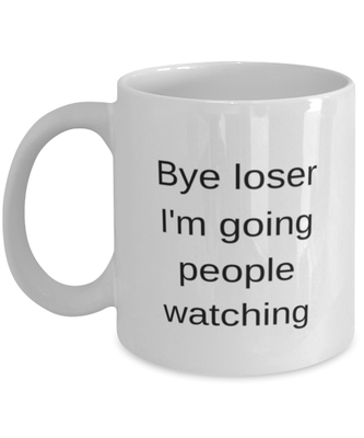 People Watching Coffee Mug