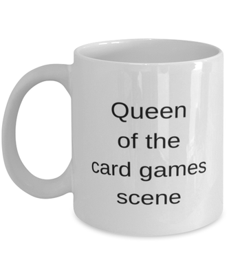 Queen of Card Games Coffee Mug