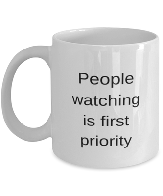 People Watching Coffee Mug