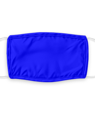 Royal Blue Face Mask, Reusable Face Mask, Washable Face Mask, 7 Layer Germ Protection, Fashion Face Covering