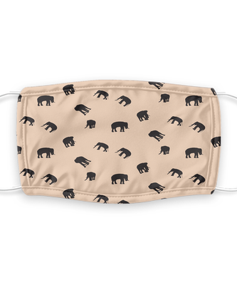 Elephant Face Mask - Reusable, Washable w/ Filter - 7 Layers Germ Protection