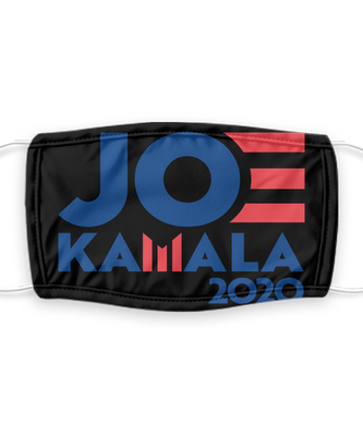 Joe Biden Face Mask - Biden Harris 2020 Presidential Election Face Cover - Reusable, Washable w/ Filter - 7 Layers Germ Protection