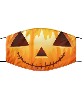 Halloween Face Mask - Horror Mask - Reusable & Washable 2 Layers Germ Protection