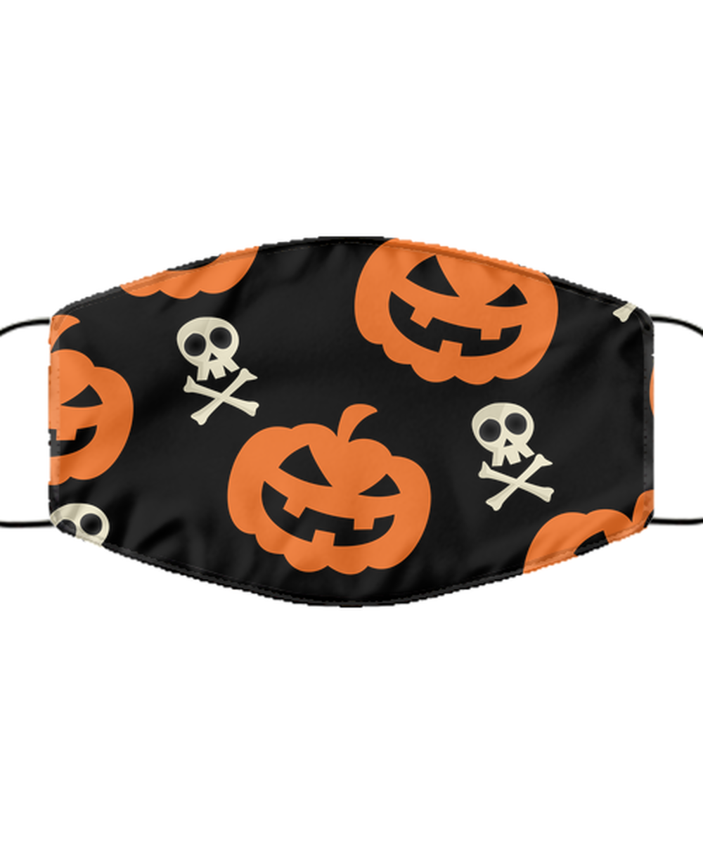 Halloween Face Mask - Horror Mask - Reusable & Washable 2 Layers Germ Protection
