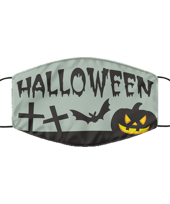 Halloween Face Mask - Horror Mask - Reusable & Washable 2 Layers Germ Protection